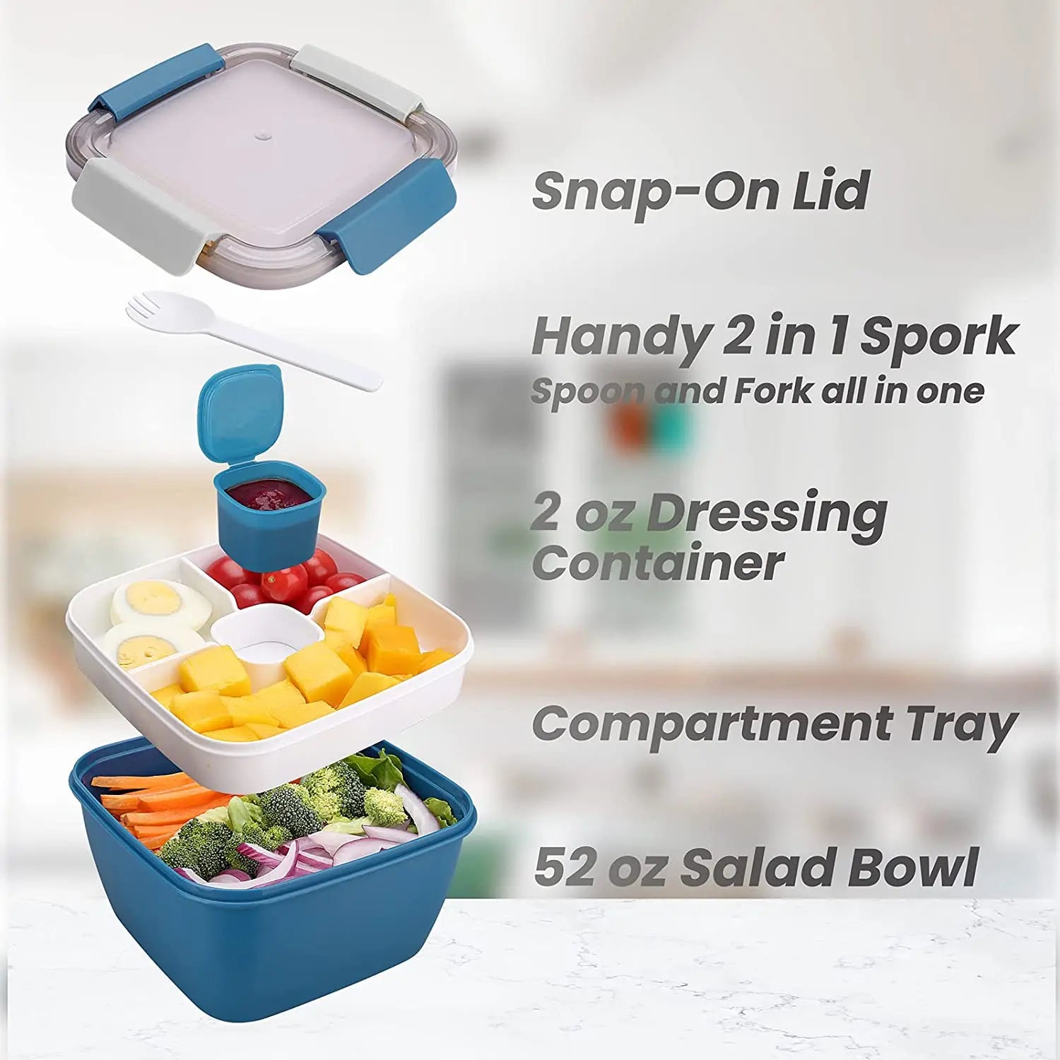 BloomFresh Two-Tier Lunch Box 1100ml