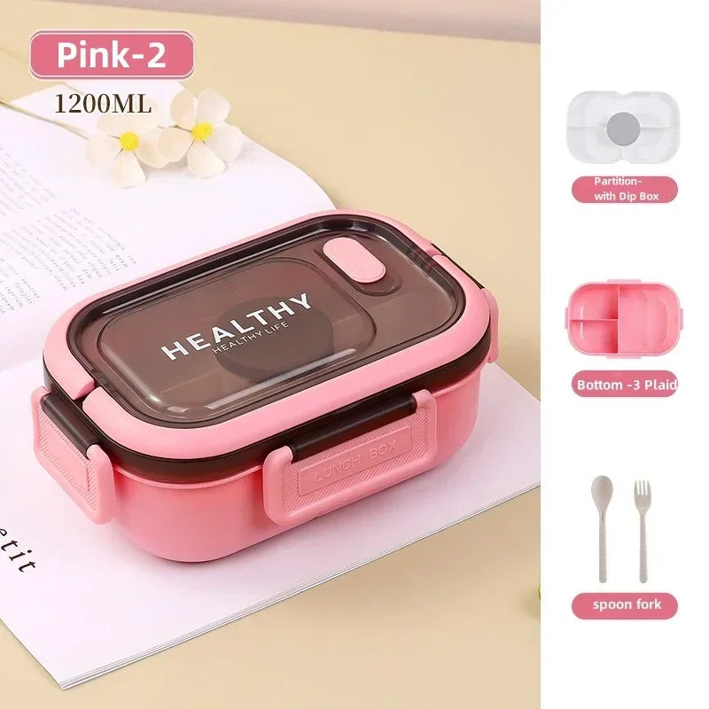 BloomBite 3-Compartment Lunch Box