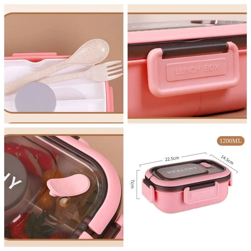BloomBite 3-Compartment Lunch Box
