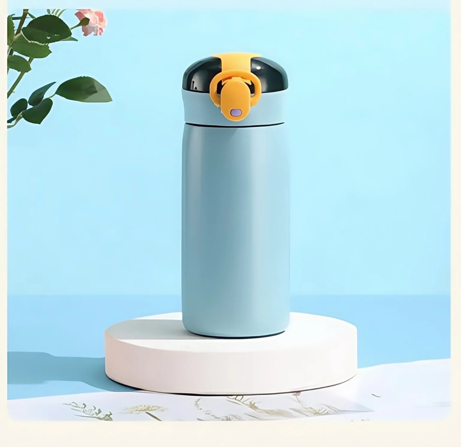 BloomBuddy 460ml Insulated Straw Bottle