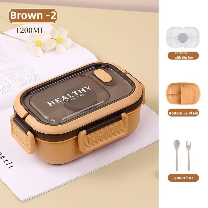 BloomBite 3-Compartment Lunch Box