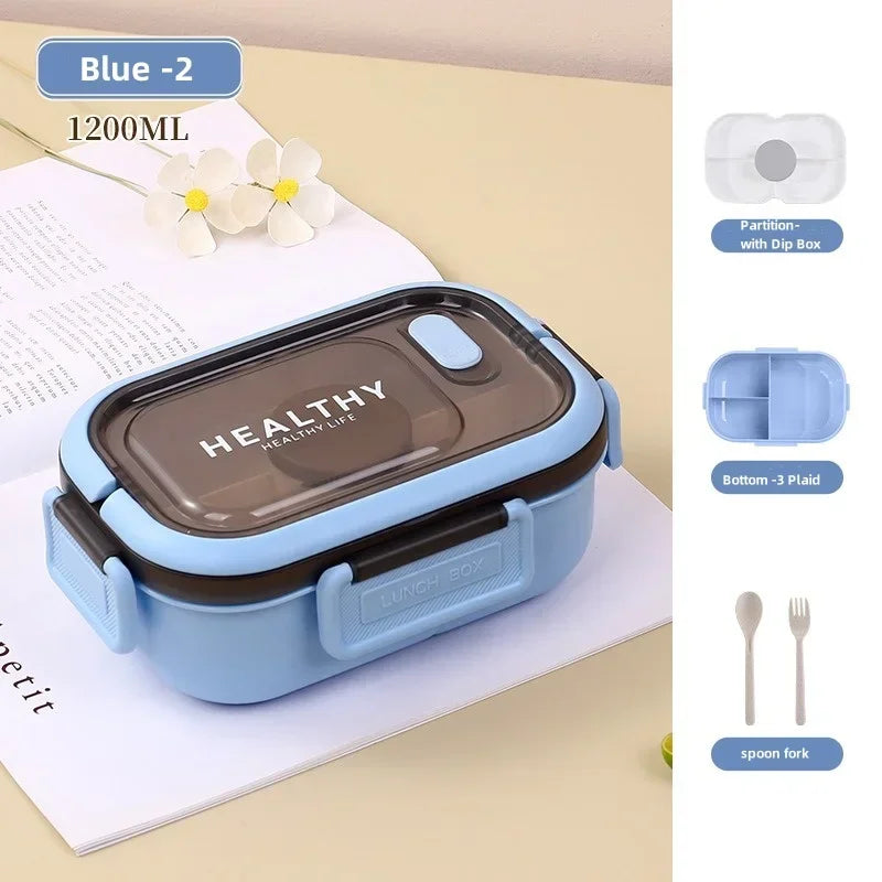 BloomBite 3-Compartment Lunch Box